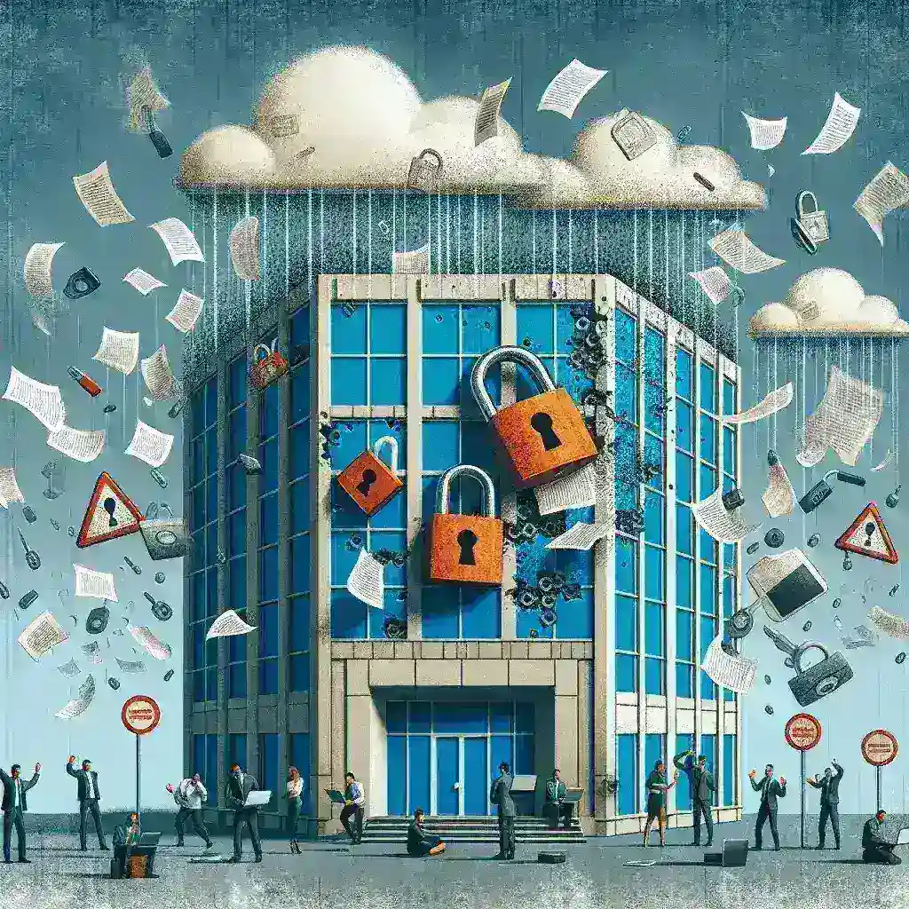 "Ilustração sobre proposta de multa para empresas que falharem na proteção de dados pessoais, destacando a importância da privacidade e segurança digital."